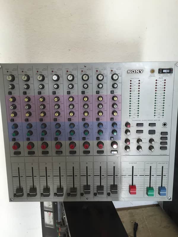 Sony MXP-29 analog 8 channel mixer image 1
