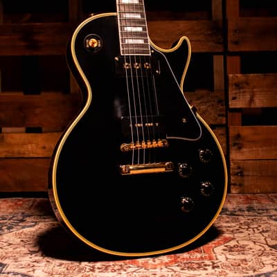 Gibson Custom M2M 1954 Les Paul Custom Reissue Carmelita Neck Lightweight Body 46115 image 8