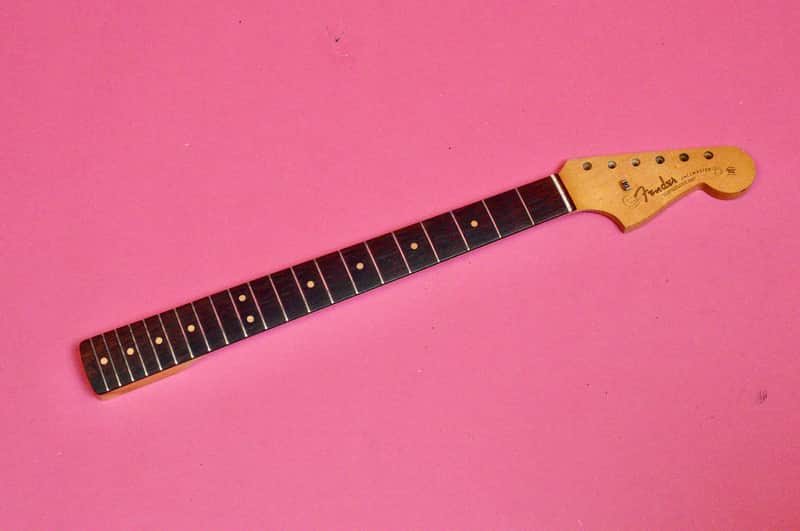 Vintage 1963 PRE-CBS Fender Jazzmaster Project Neck - Killer Tone Wood - Clay Dot RW Board! image 1