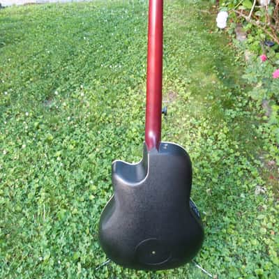 Ovation celebrity acoustic bass cc274 sunburst image 9