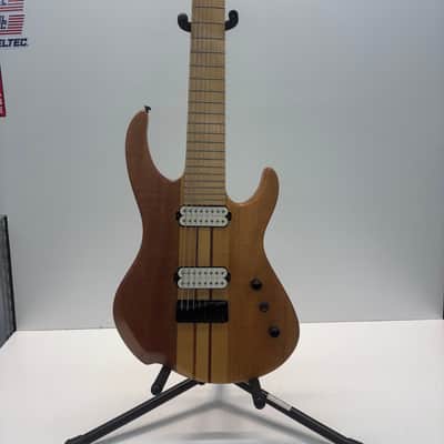 Agile Intrepid Pro 828 EB CP Natural Mahogany Electric Guitar image 1