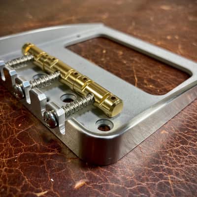 Van Dyke-Harms Filtertron/Bigsby Telecaster Bridge & Compensated Saddle Combo 2024 - Stainless Steel image 3