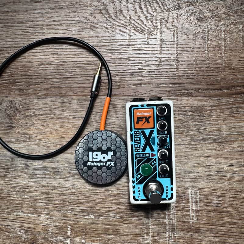 Rainger FX Reverb-X with Igor Pressure Pad Controller 2010s - Blue image 1