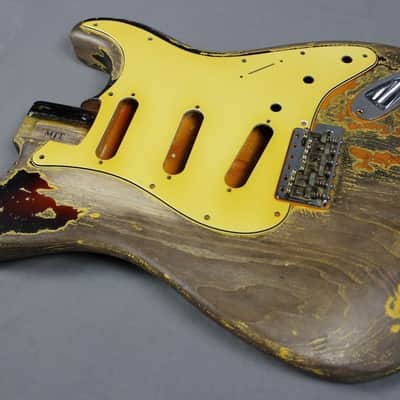 MJT Official Custom Order Vintage Aged Nitro Finish Guitar Body by Mark Jenny VTS Sunburst image 3