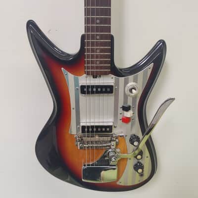Teisco ET 230 Sharkfin 1967 Sunburst finish Excellent condition image 1