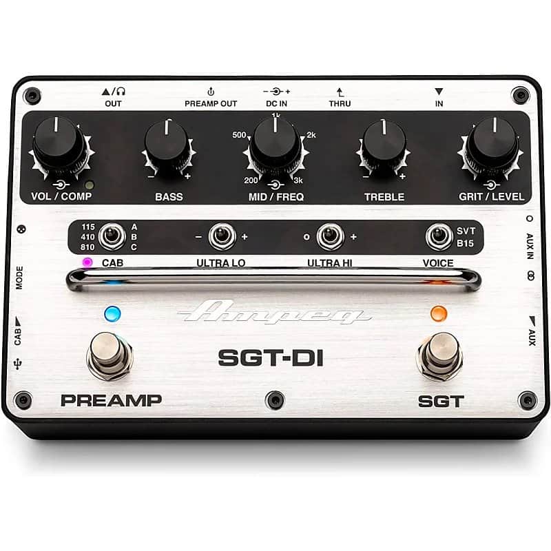 Ampeg SGT-DI Preamp and DI Bass Pedal *Free Shipping in the US* image 1