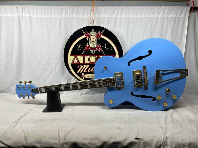 Gretsch G5191 Tim Armstrong Lefty Left-Handed Semi-Hollow Body Electric Guitar -- Spray Painted image 1