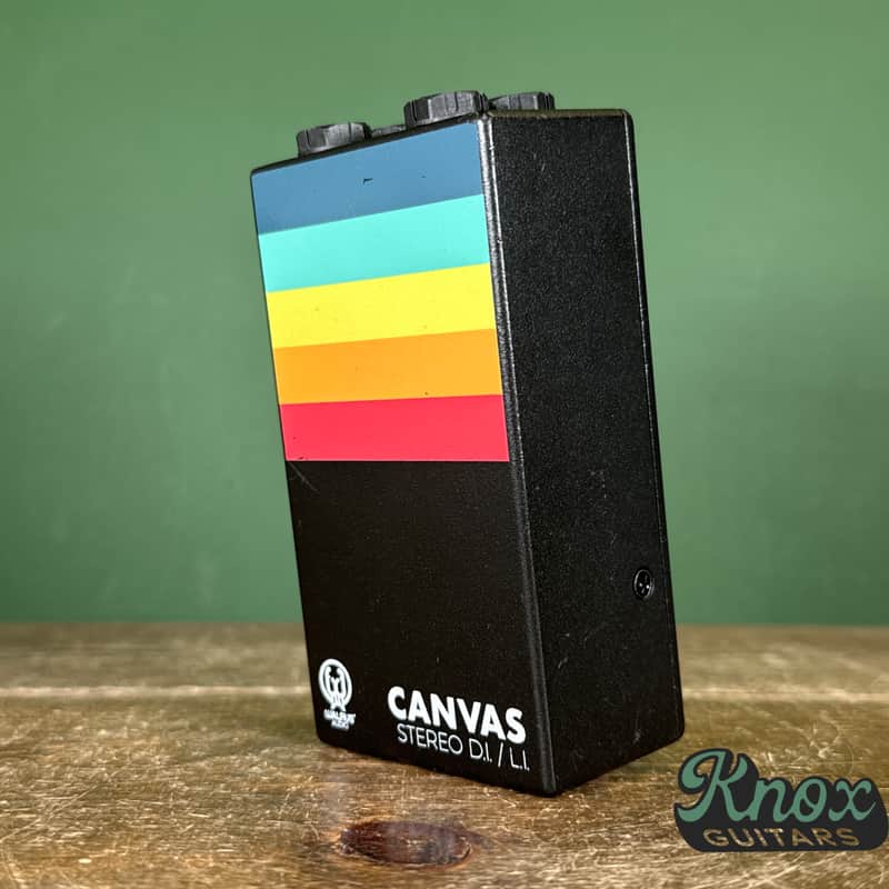 Walrus Audio Canvas Stereo Dual Line Isolator Direct Box 2022 - Present - Black w/ Rainbow Graphic image 1