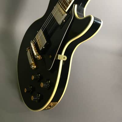Vintage 1969 Matsumoku MIJ Aspen Single Cut Les Paul Piano Black LP Aged Gold HSC 7.1 lb image 13
