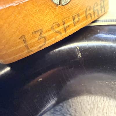 1966 Fender Stratocaster | Original 3-Tone Sunburst | All Original | Grey Bottom Pickups (Brad Gillis Collection) image 15