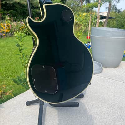 Vintage Black Beauty LP John Sykes Signature Fresher FL550 Greco K*ller? Made in Japan, 1984. image 10