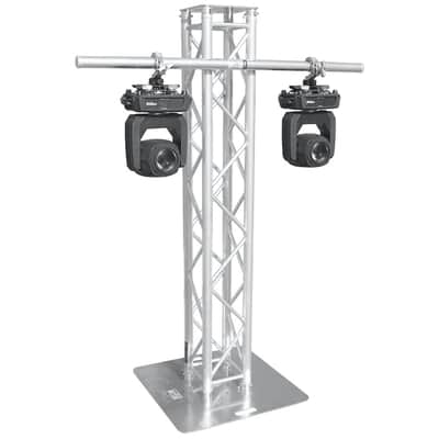 Pro X 60" Pole 2" OD W/ Dual Welded Clamps for F34 F32 Trussing For Hanging Moving Head image 3
