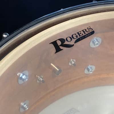 Rogers 14x5" Dyna-Sonic Snare Drum with Beavertail Lugs 2020s - Fruitwood Stain image 22