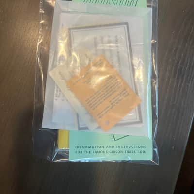 Gibson Gibson Custom Polishing Cloth With Tags And Truss Rod Instructions Les Paul SG image 8