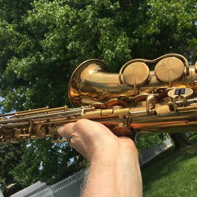 EXCELLENT KING 1945 ZEPHYR  SN2738XX ALTO SAXOPHONE ORIGINAL LAC. 3 RINGS TECH SERVICED READY TO PLAY DOUBLE SOCKET NECK SN MATCH KING CASE imagen 13
