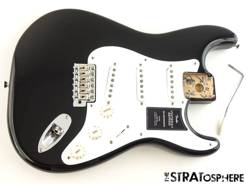 Fender Vintera II 50s RI Stratocaster Strat LOADED BODY, 1950s, Black image 1