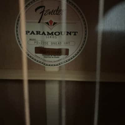 Fender Paramount PD-220E 2022 - Present - Natural image 3
