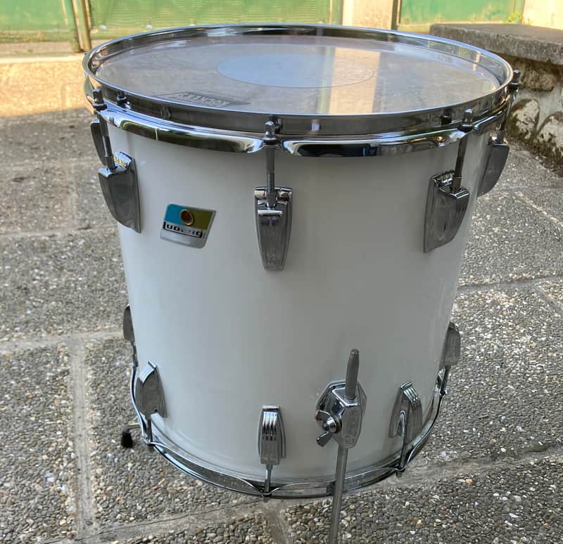 Ludwig Floor Tom 14x14  - White cortex image 1