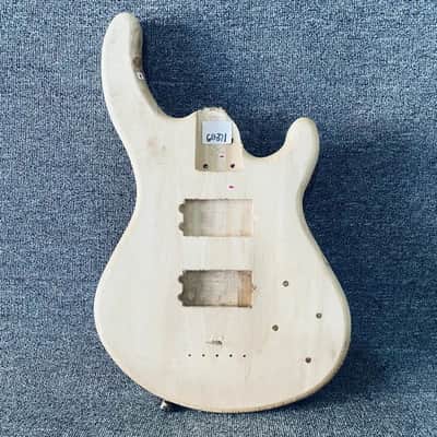 Unfinished Basswood 4 String Bass Body image 1