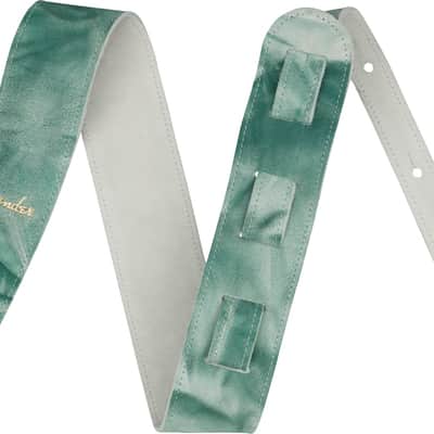 Immagine FENDER - Tie Dye Leather Strap Sage Green 2 - 0990650107 - 1
