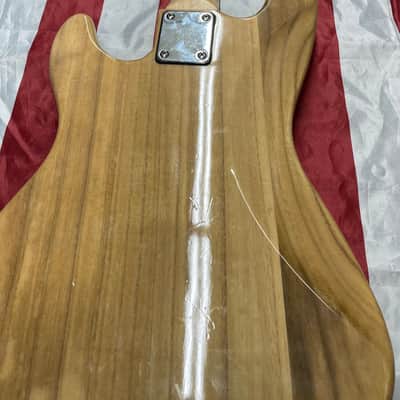 Handmade Bass Guitar Custom 2000’s Natural wood image 4