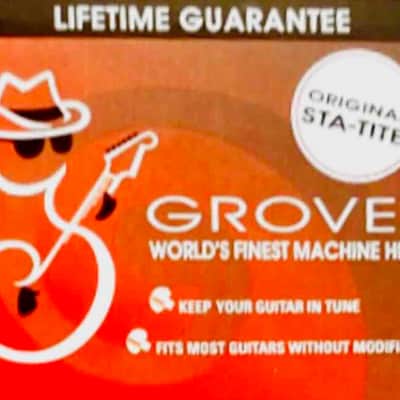 Grover Grover Gold Butterbean Sta-Tite Vintage Open Gear Guitar Tuners V97G 2026 - Gold image 4