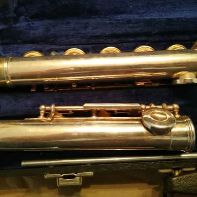 Armstrong 103 Open-Hole C-Foot Flute, with Case & Rod. USA. Very Good Condition image 6