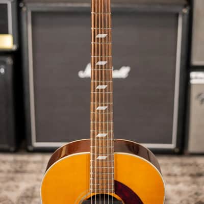 Epiphone Masterbilt Texan FT79 Acoustic Guitar with Fishman Pick-up - Natural with Hardshell Case - Used image 5