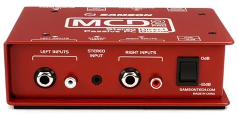 Samson MCD2 PRO Stereo Passive PC Direct Box image 1