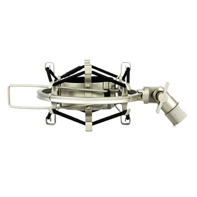 Silver Shock Mount fits Audio-Technica AT4040, AT4050, AT4050ST, AT4060 image 3