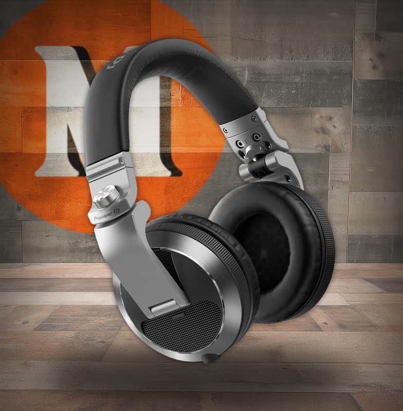 Pioneer DJ Professional Over-Ear DJ Headphones - Silver (HDJ-X7-S) image 1