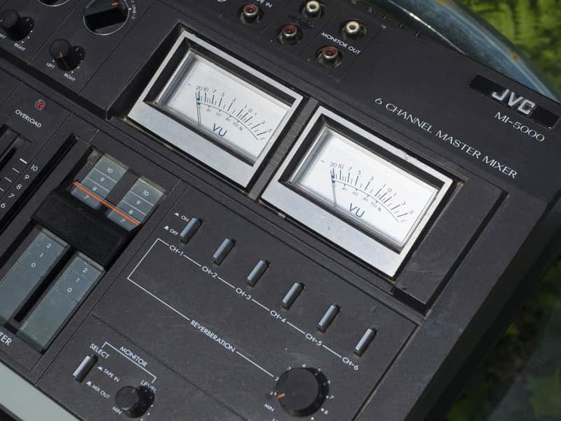 1979 JVC Victor MI-5000 6 channel stereo mixer with spring | Reverb