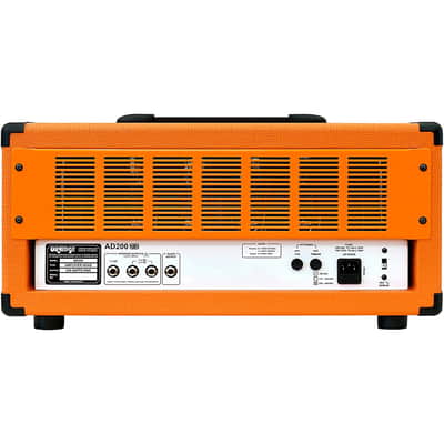 Orange Amplifiers AD200 200W Tube Bass Amp Head Regular Orange image 2