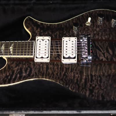 B.C. Rich USA Custom Eagle Archtop Supreme - Trans Black image 15