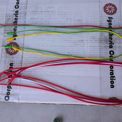 30+ Eurorack Patch Cable Bundle - Black, White, Green, Red, Blue, Yellow, Purple, etc - Hosa, Tiptop, Modbap, and other various makers image 8