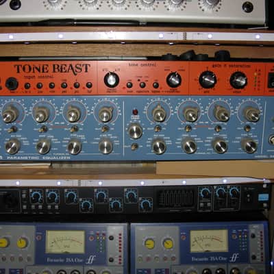Vintage Orban Blueface 622B 2 Channel 4 Band Parametric Eq-From Copa Room Sands Hotel image 1