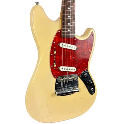 Fender Japan 69 Reissue Mustang 1994-1995 - Vintage White image 2