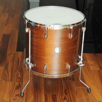 Yamaha Maple Custom Absolute - vintage black 18" floor tom image 1