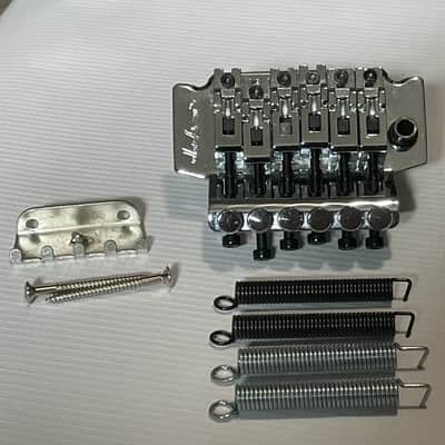 2000's Jackson Dinky Guitars JT-580 Chrome Licensed Floyd Rose Tremolo Guitar Bridge image 1