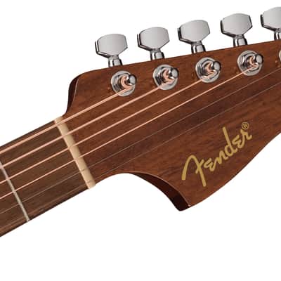 Fender California Standard Redondo CE Acoustic- Electric Guitar, Fiesta Red image 4