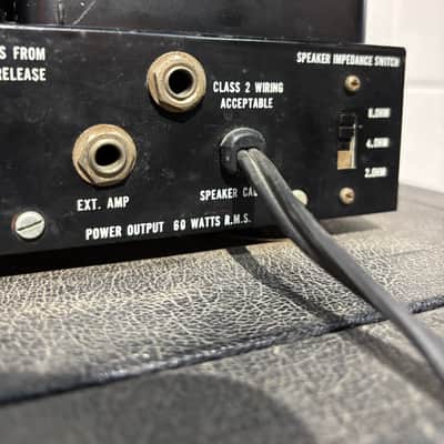 Ampeg B-15S Portaflex 25-Watt 1x15" Bass Combo 1973 - Black Vinyl image 8