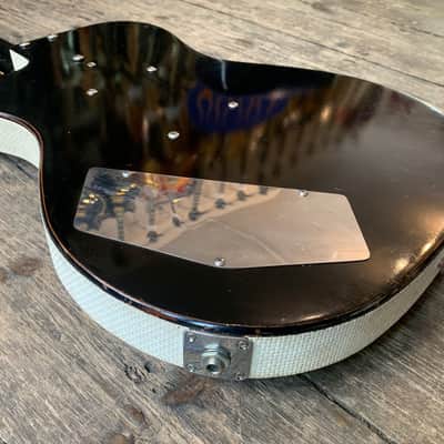 1960's Silvertone 1444 2 Pick up Bass in Black finish image 8