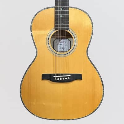 PRS Paul Reed Smith SE P50E Sitka Spruce-Maple Parlor Acoustic-Electric Guitar - Natural image 1