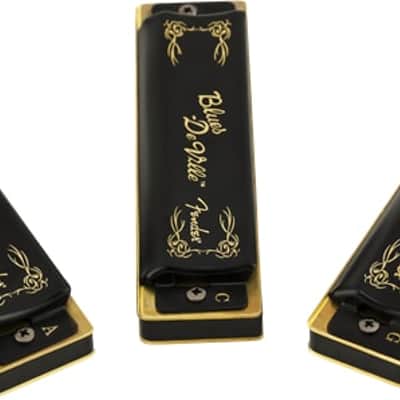 Fender Blues DeVille Harmonicas - 3-Pack - Incl. Case image 3