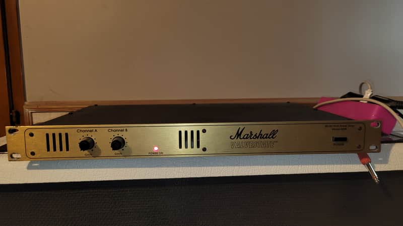Marshall Valvestate Model 8008 80+80-Watt Guitar Power Amplifier 1998 - 2001 - Gold image 1
