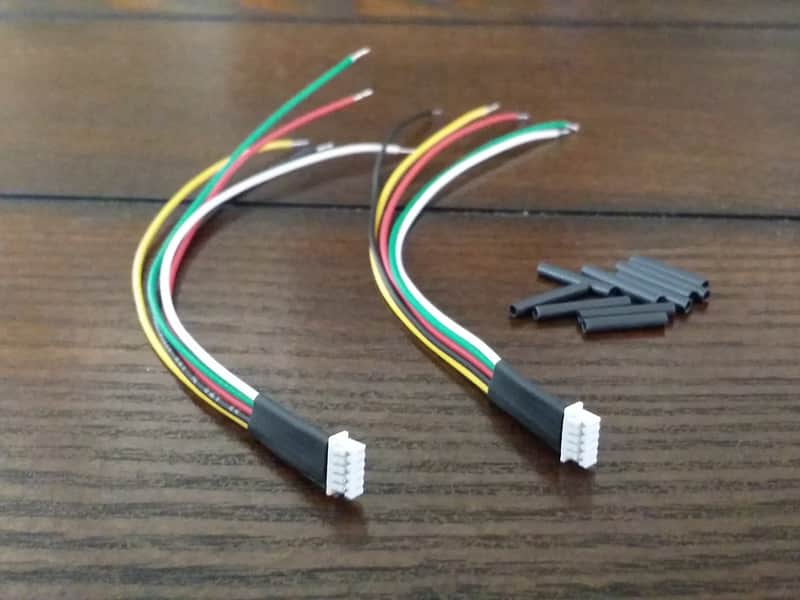 2 quick-connect adapters for Gibson, Seymour Duncan, DiMarzio, etc humbuckers, pickups, solderless image 1