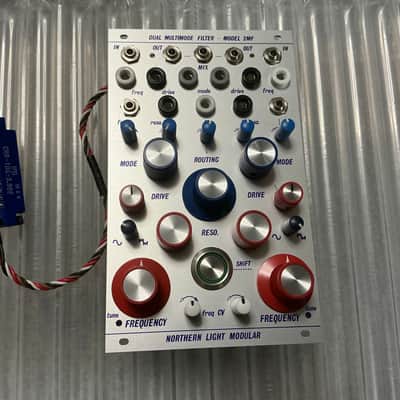 Northern Light Modular Dual Multimode Filter Model 2MF - Buchla Format 2026 - Silver image 2