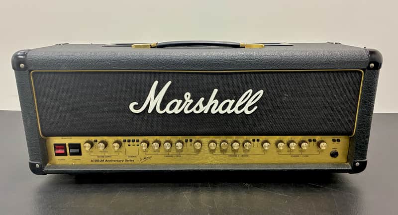 Marshall 6100LM 30th Anniversary Series 3-Channel 100-Watt Guitar Amp Head 1992 - 1997 - Black image 1