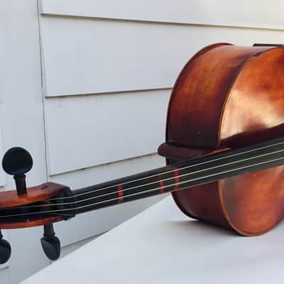 Cello 3/4 1940s Stradivarius Cremonenfis faciebat anno 1721 Made in Germany   1040s image 2