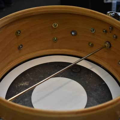 Vintage 70's Tama Re-Ring Superstar 9606 KG 6.5 x 14 King Beat Birch Snare Drum in Natural Maple Finish image 7